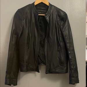 Marc New York Black Leather Jacket